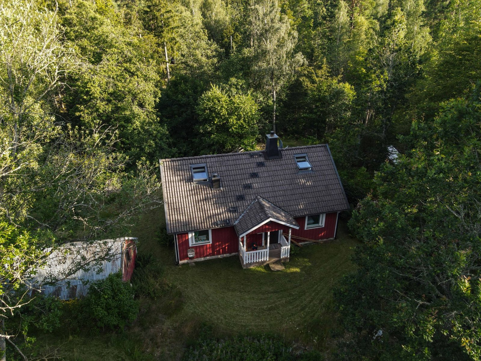 Eingang des Ferienhauses
